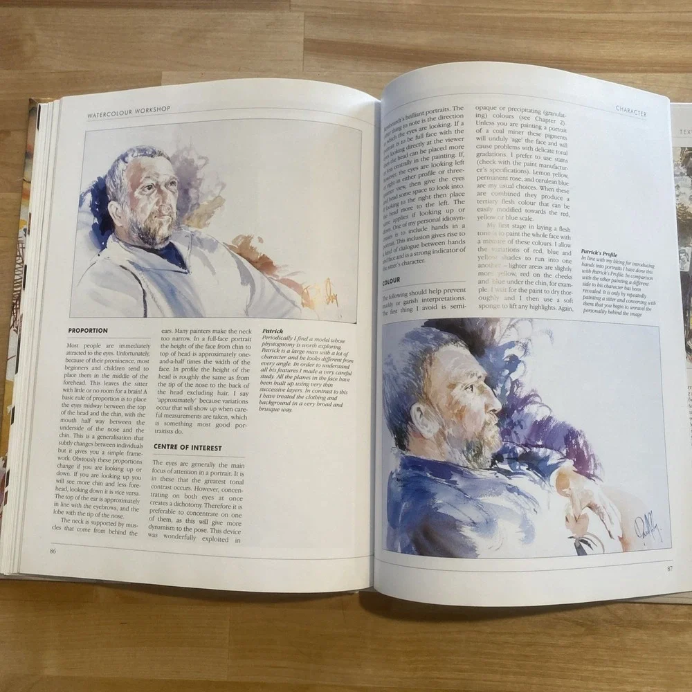 Paul Riley's Watercolour Workshop by Riley, Paul‎ 2001 Hardcover Book Watercolor